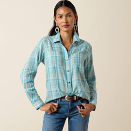 Ariat Billie Jean Western Shirt Adriatic Plaid