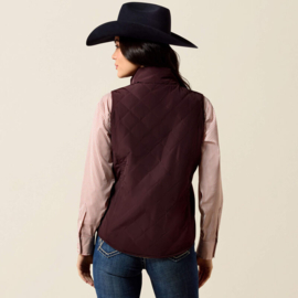 Ariat Dilon 2.0 Reversible Insulated Bodywarmer Chocolate Plum