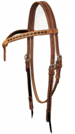 Headstall Buckstitch Futurity Knot Browband