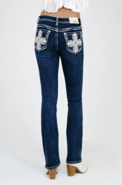 Grace in LA Cross Embroidery BOOTCUT (Easy Fit)