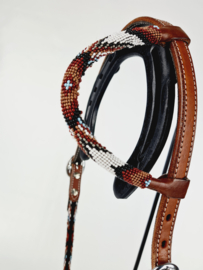 Headstall Color Beads - Brown