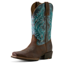 Ariat Round Up Narrow Cutter Toe Ladies Western Boots