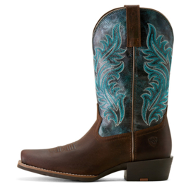 Ariat Round Up Narrow Cutter Toe Ladies Western Boots