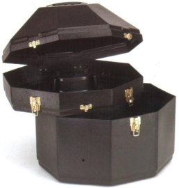 Hat Box Double Black