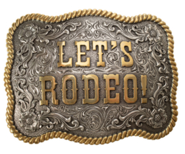 Nocona Let's Rodeo Buckle
