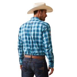 Ariat Pro Series Team Sean Fitted Shirt Teal