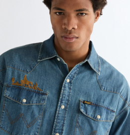 Wrangler Western Shirt Trail Blazer