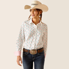 Ariat Kirby Stretch Shirt Wrinkle Resistant Steer Garden