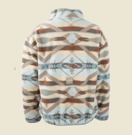 Ranch Girls Polar Fleece Zipper 'LAINY' Desert Ice