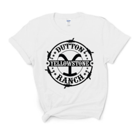 Yellowstone Dutton Ranch T-Shirt White