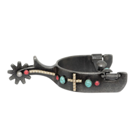 Spurs Southwest Collection Dark Grey Steel Cross