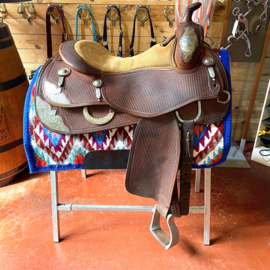 Bob's Custom Show Saddle, model Randy Paul Reiner