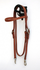 Headstall with browband and clips