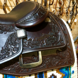 Scott Thomas Reiner Square Skirt DEMO SADDLE