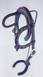 Headstall With White Rhinestones