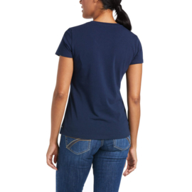 Ariat Authentic Logo T-Shirt Navy