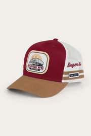 Ringers Western Big Rig Trucker Cap Wine/Brown