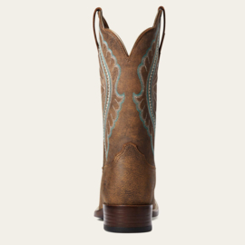 Ariat Prime Time Tackroom Brown Ladies Western Boots