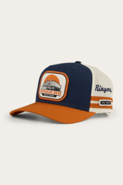 Ringers Western Big Rig Trucker Cap Navy/Oange