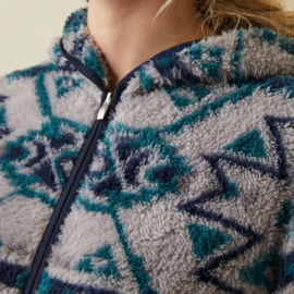 Ariat REAL Berber Pullover Sweatshirt Rocky Mountain Print