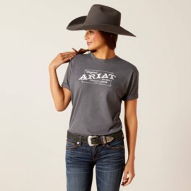 Ariat Denim Label Ladies T-shirt Titanium