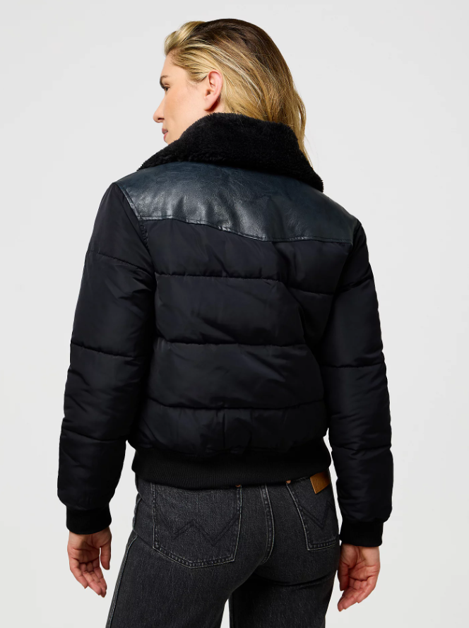 Wrangler Western Puffer Black