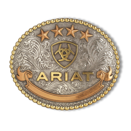 Ariat Logo Oval Edge Antique Buckle