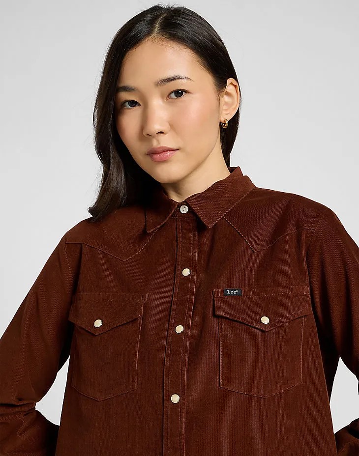 Lee Regular Western Shirt Luxe Brown
