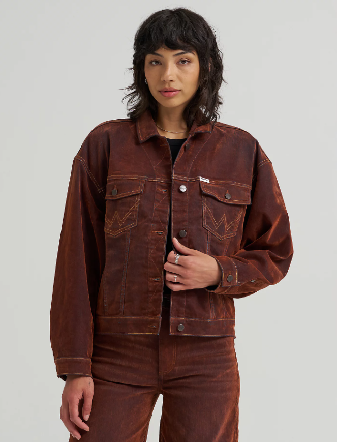 Wrangler Relaxed Fit Jacket Cinnamon Chill