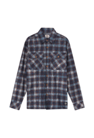 Lee Cooper Shirt Arda Burgundy Blue