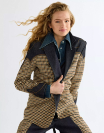 Wrangler Blazer Houndstooth Rinse