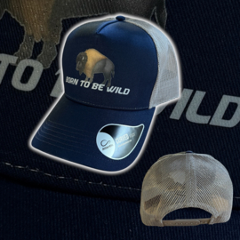 Cap Born To Be Wild Navy/Grey