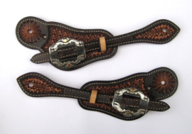 Spurstraps with fancy buckle