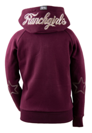 Ranchgirls Hooded Jacket "Shiloh" Dark Mulberry