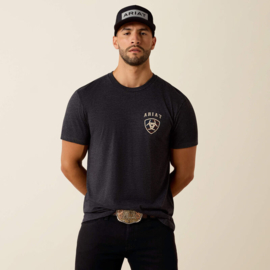 Ariat American Bison Classic Fit T-Shirt Charcoal