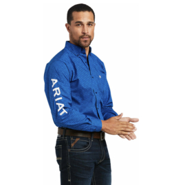 Ariat Team Bushwick Fitted Blue Shirt