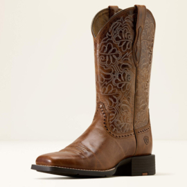Ariat Round Up Remuda Aged Tan Ladies Western Boots