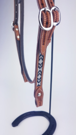 Headstall Black Beads