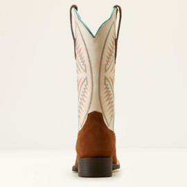 Ariat Round Up Ruidoso Cedar Roughout Ladies Western Boots