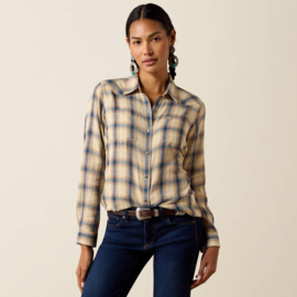Ariat Billie Jean Western Shirt Horizon Plaid
