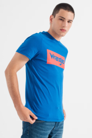 Wrangler Logo Tee - Nautical Blue