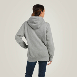 Ariat Rebar Graphic Ladies Hoodie Heather Grey