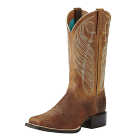 Ariat Round Up Square Toe Ladies Western Boots