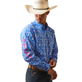 Ariat Team Seven Fitted Shirt Blue