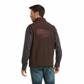 Ariat 2.0 Patriot Softshell Body Vest Coffee Bean