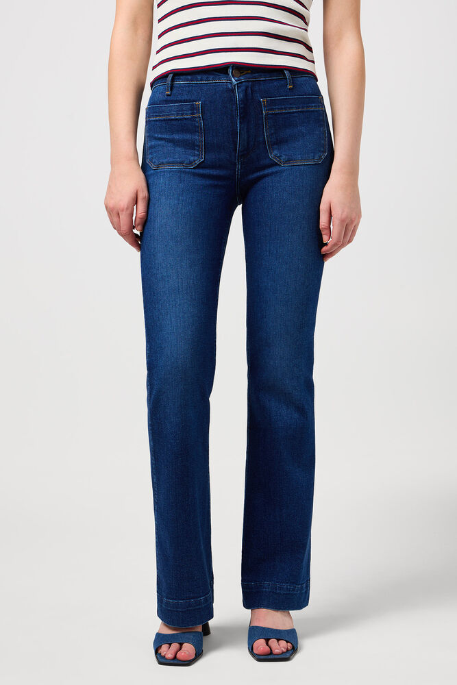 Wrangler Jeans Flare Dark Wash - Length 34"
