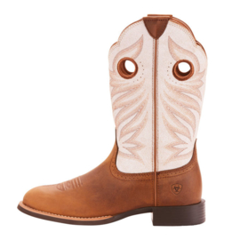 Ariat Round Up Stockman White