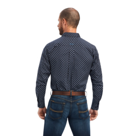 Ariat Stretch Fitted Shirt Estate Blue