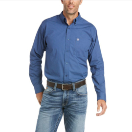 Ariat Fitted Shirt Old Bay Blue Print