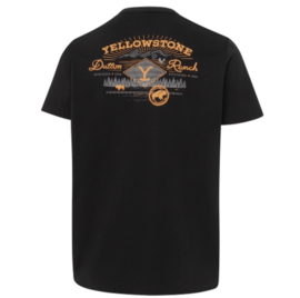 T-Shirt Yellowstone Dutton Ranch Black